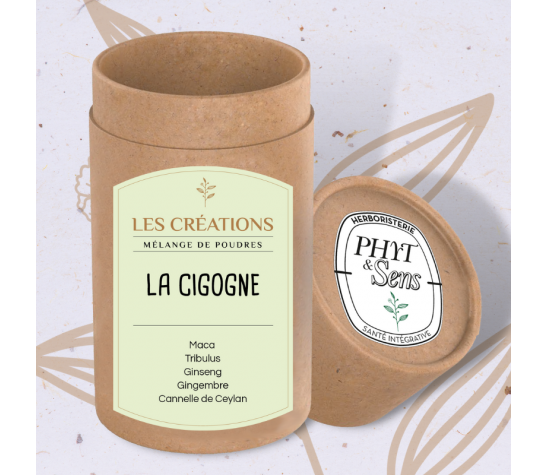la cigogne en poudre par Caroline Gayet