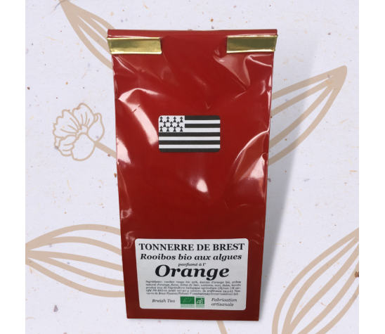 Rooïbos bio aux Algues parfumé à l'Orange Tonnerre de Brest